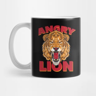 Angry Lion Head Design for all who loves wild animals Mug